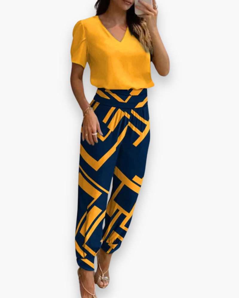 Elegancki Damski Taliowany Kombinezon o Płynnej Linii