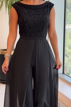 Damski Elegancki Kombinezon Bez Rękawów