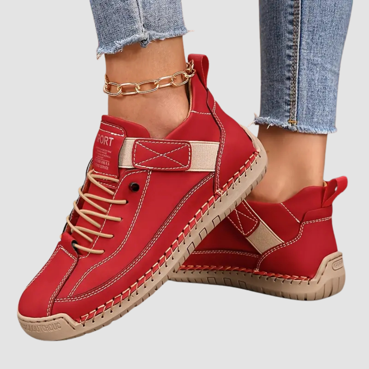 Damskie Sneakersy Ortopedyczne z Miękką Amortyzacją