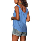 Damska Elegancka Tank Top o Letnim Kroju