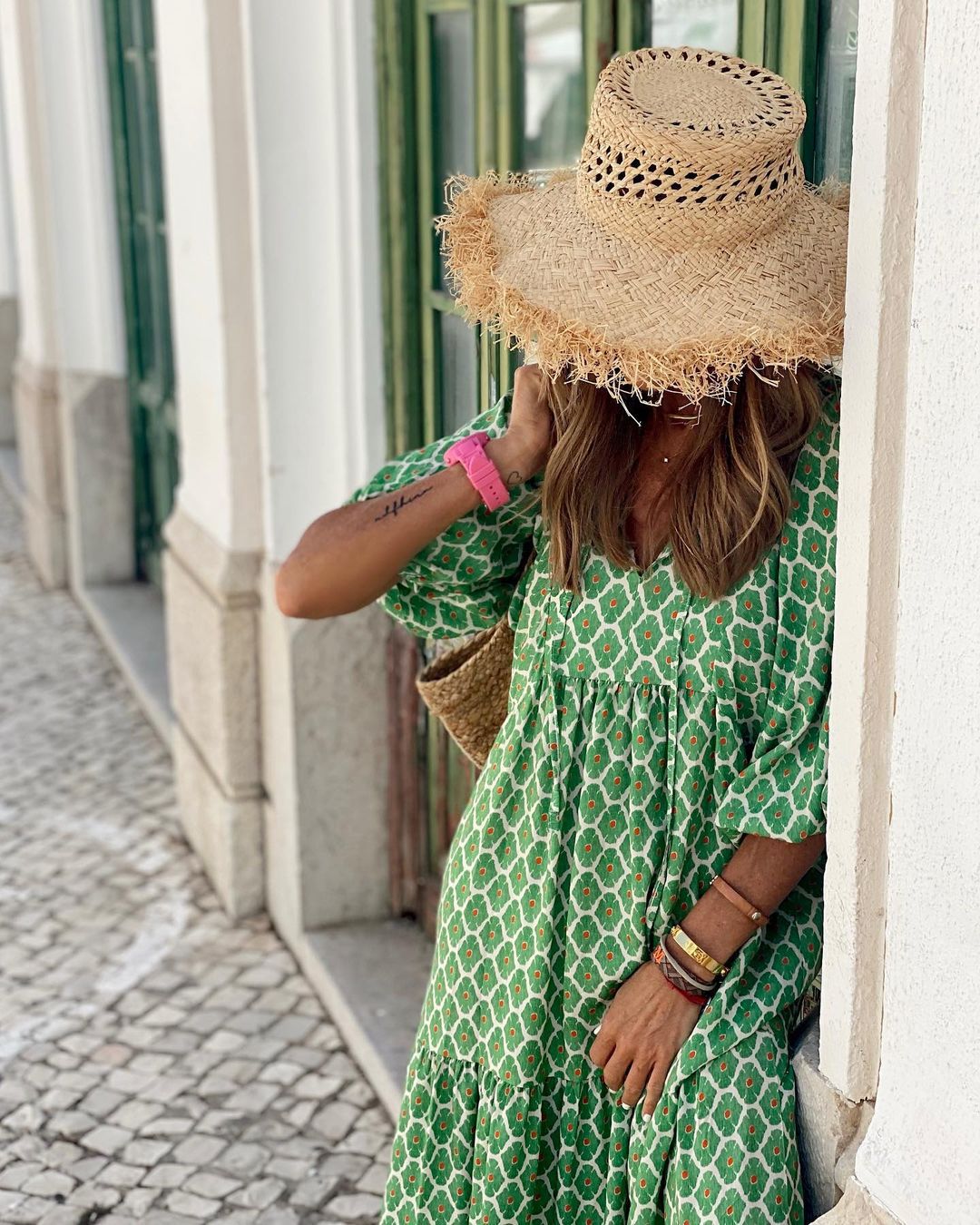 Damska Sukienka Boho o Eleganckiej, Zwiewnej Linii