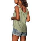 Damska Elegancka Tank Top o Letnim Kroju