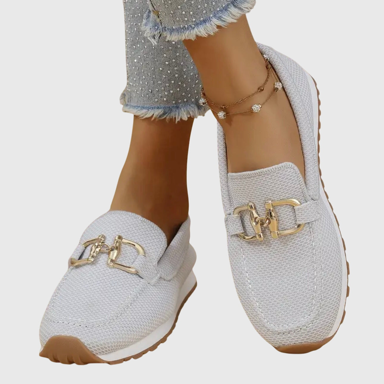 Damskie Ortopedyczne Loafer‑Sneakersy z Lekką Konstrukcją