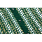 Bawełniane Polo z Kołnierzykiem Button‑Down i Wzorem Jodełki