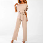 Elegancki Damski Jumpsuit z Flatterującym Krojem