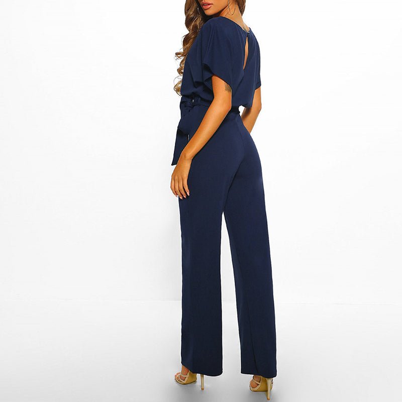 Elegancki Damski Jumpsuit z Flatterującym Krojem